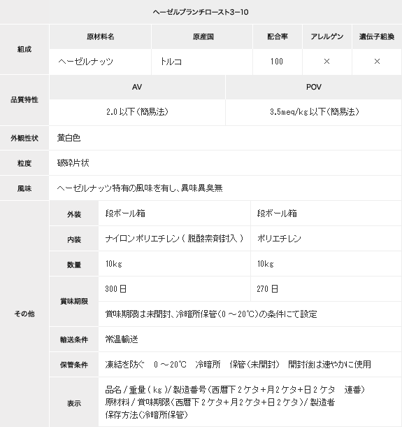 ヘーゼルブランチロースト3-10