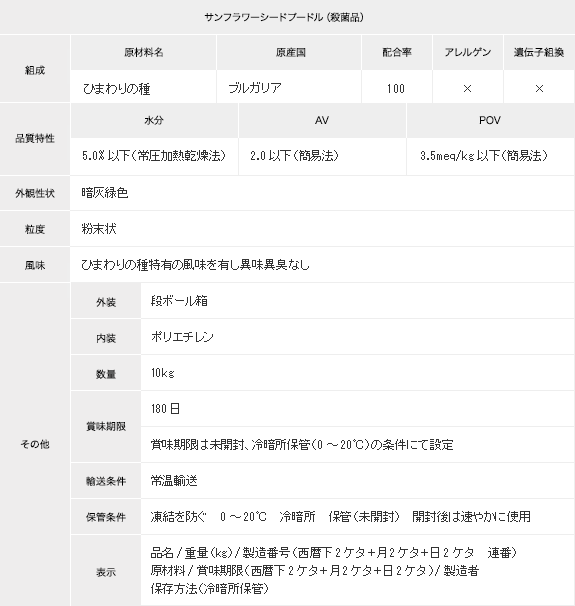 サンフラワーシードプードル